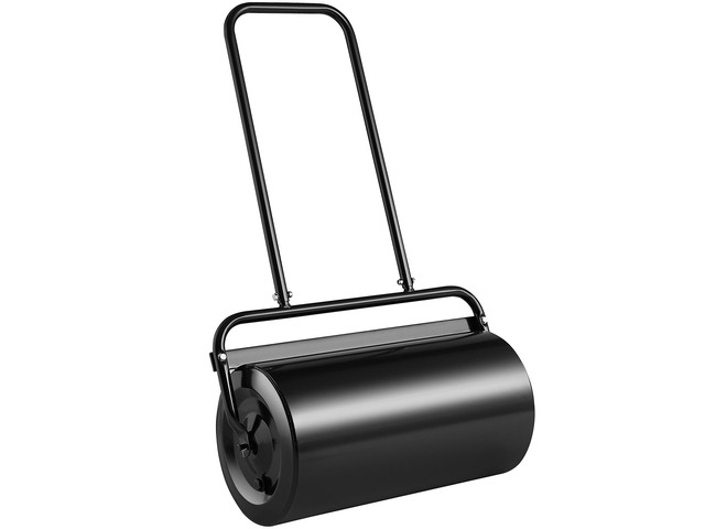 Lawn Roller, 13 Gallon Sand/Water Filled Yard Roller, Steel Sod Roller with Easy-turn Plug and U-Shaped Ergonomic Handle for Convenient Push and...