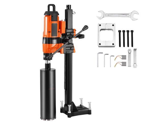 Core Drill Machine, 0.8-11.8in Drilling Diameter Diamond Core Drill Rig with Stand and Core Drill Bit, 3500W Rugged Concrete Core Drill, Wet and...