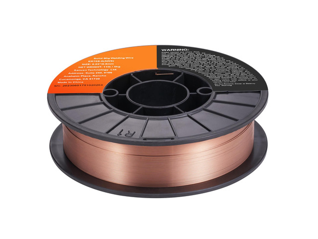 Solid MIG Welding Wire, ER70S-6 0.030-inch 11LBS with Low Splatter and High Levels of Deoxidizers for All Position Gas Welding