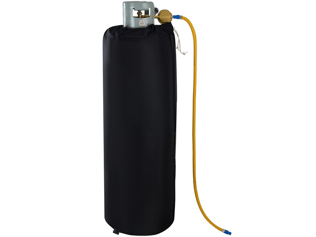 Insulated Band Style Gas Cylinder Warmer, Fits 100 lbs Gas Tanks 280W Propane Heater, Fixed Internal Thermostat Max Temp 90, Durable Waterproof...