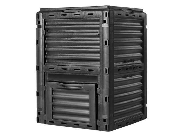 Garden Compost Bin 80 Gal, BPA Free Composter, Large Capacity Outdoor Composting Bin with Top Lid and Bottom Door, Easy Assembling, Lightweight,...