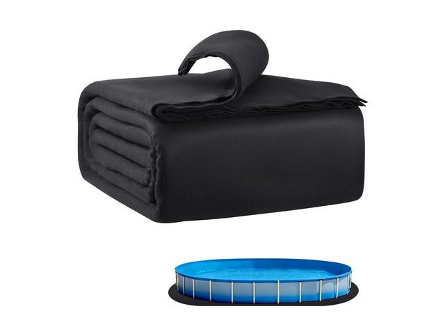 VEVOR 12x24 ft Oval Pool Liner Pad for Above Ground Pools Prevents Punctures Pool Mat