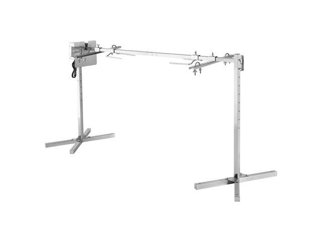 Rotisserie Grill, AC120V 8 Level Height Electric Rotisserie Grill Kit, BBQ Grills Rotisseries Kit with 132 lbs Load Capacity, 38W Motor, Stainless...