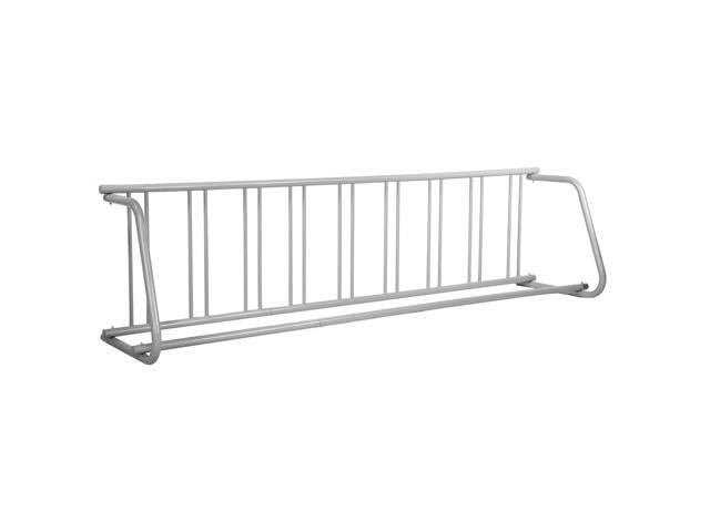 111/' Length Floor Bike Rack, 9 Holders All-Steel Grid Bike Rack, Single-Side Storage Stand for Garages Streets Yards