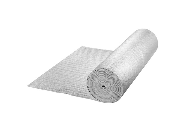 Double Reflective Insulation Roll, Foam Core Radiant Barrier, 5.5mm 48 in x 50 ft, Double-Sided Aluminum Foil EPE Foam Heat Reflective Shield,...
