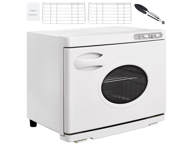 VEVOR Hot Towel Warmer23L Large Capacity Spa Hot Towel Warmers with See Through Window, 2 Stainless Steel Racks, Holds up 50-60 Towels, 2-in-1...