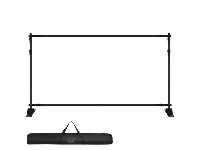 Backdrop Banner Stand 8 x 8 Ft Adjustable Heavy Duty Background Stand with 1 Carrying Bag, Backdrop Stand for Parties Wedding Photo Booth Trade Show