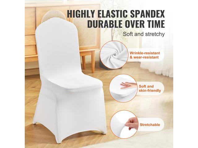 Stretch Spandex Folding Chair Covers, Universal Fitted Chair Cover, Removable Washable Protective Slipcovers, for Wedding, Holiday, Banquet, Party,...