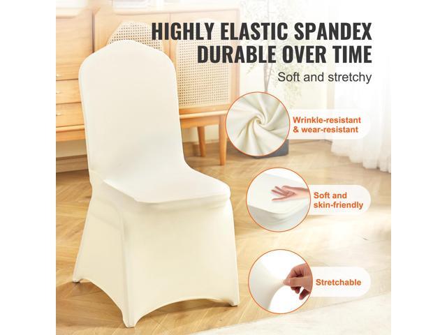 Stretch Spandex Folding Chair Covers, Universal Fitted Chair Cover, Removable Washable Protective Slipcovers, for Wedding, Holiday, Banquet, Party,...