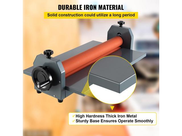 51 Inch Cold Laminator Machine 10mm Manual Vinyl Photo Film Cold laminator Hand Crank Pressure Cold Roll laminator(51Inch)