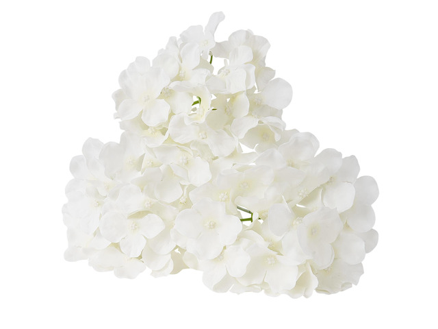 Artificial Flowers, 305 pcs Real Looking White Silk Fake Hydrangea Bulk, White Faux Bridal Shower with Stems for DIY Wedding Bouquets, Home...