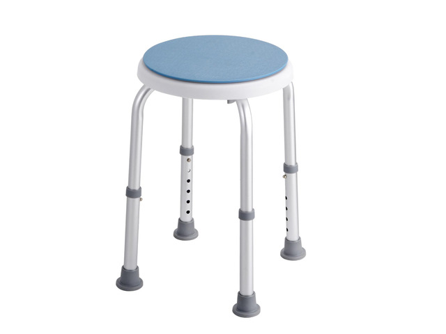 Shower Chair for Inside Shower, 360 Degree Swivel Shower Seat, Adjustable Height Shower Stool, Non-Slip Bench Bathtub Seat Stool for Elderly...