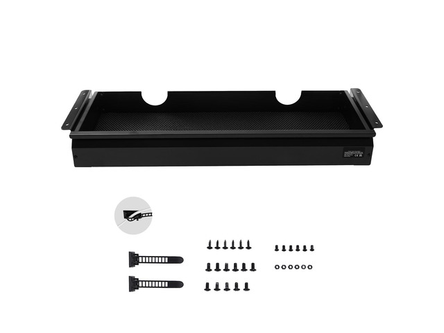 26' Wide Under Desk Drawer Slide Out, Under Desk Mounted Pull-out Drawer Attachment, Hidden Desktop Storage Organizer, Under Table Pencil Drawer...