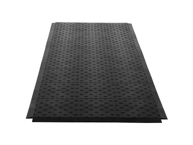 Male Garage Floors Transition Edge Kit, 15 PCS Sturdy PP Interlocking Modular Garage Floor Edging Slip-resistant, Easy Assembly Compatible Only...