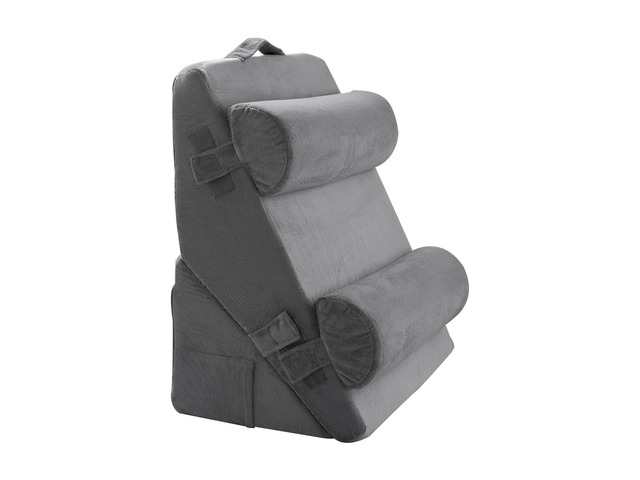 Wedge Pillow for Sleeping, 4 Pcs Adjustable Orthopedic Bed Wedge Set, Support Arm Leg Neck Shoulder, Post Surgery Pillow for Back Pain, Acid...