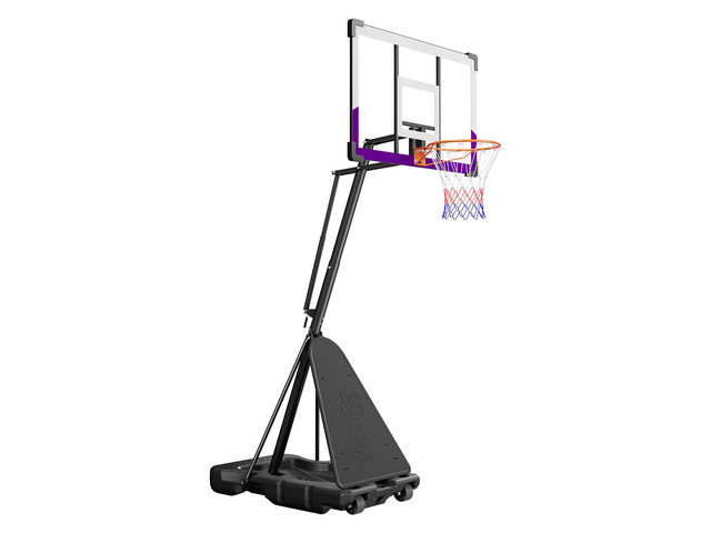 Portable Basketball Stand, 10 ft Height Adjustment Basketball Hoop & Goal, Basketballs Hoop Outdoor with 48 inch PC Backboard for Kids, Adults in...