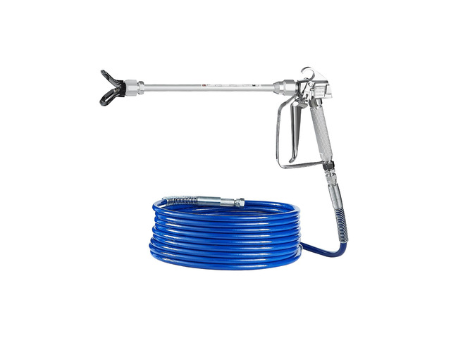 Airless Paint Spray Gun and Hose Kit, 3600PSI High Pressure Paint Sprayer Hose Set with 5 Tips, 211, 315, 417, 517, 623, Swivel Joint Airless Spray...