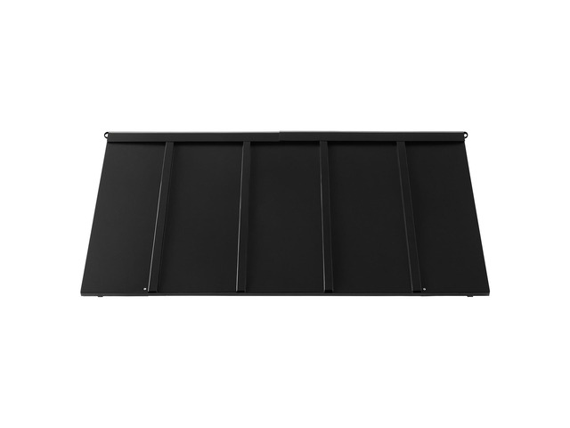 Fixed Metal Awning 56 x 24 in, Window Awning Door Canopy, Stable Triangle Steel Frame Awnings for Doors Exterior Rain, and Snow Sunlight Protection...