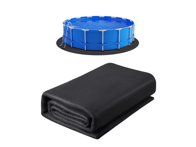 VEVOR 24ft Round Pool Liner Pad for Above Ground Pools Prevents Punctures Pool Mat