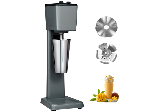 Milkshake Maker Machine, 375W Commercial Milk Shake Maker Mixer, Single Head Drink Mixer Blender Machine, 3-Speed Milkshake Blender with 27.7oz...