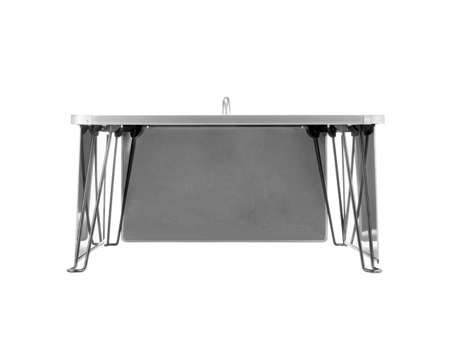 Fire Pit Heat Deflector, 25.4x25.4x14.6 inch Square Outdoor Burner Cover, Stainless Steel Bonfire Camping Wood Burning, Push Heat Down and Out with...