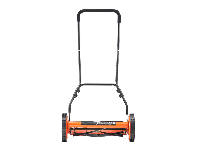 Push Reel Lawn Mower 18 inch, 5 Blades Manual Push Mower No Motor, 1.37-2.44 in Adjustable Cutting Height, Walk-Behind Lawn Mowers with Grass...