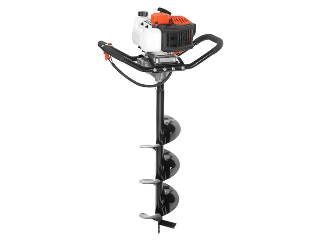 Post Hole Digger, 43cc 1250W Auger Post Hole digger, Gas Powered Earth Digger with 8' Earth Auger Drill Bit, 30 inch Long Alloy Steel Auger, for...
