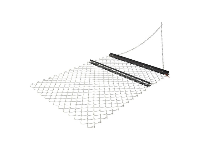 Drag Harrow, 4 x 5 ft Chain Harrow - Made from Q235 Steel, UTV Tractor Attachments for Landscape Leveling or Sod Prepping, Durable Harrow Rake for...