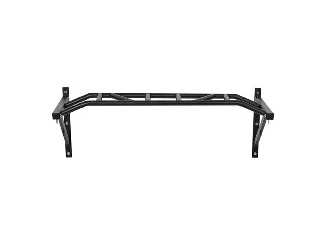 Pull Up Bar, Multi-Grip Wall Mounted Pull Ups, 50 in Width Multifunctional Chin Up Training Station, Heavy Duty Steel Upper Body Workout Bars with...
