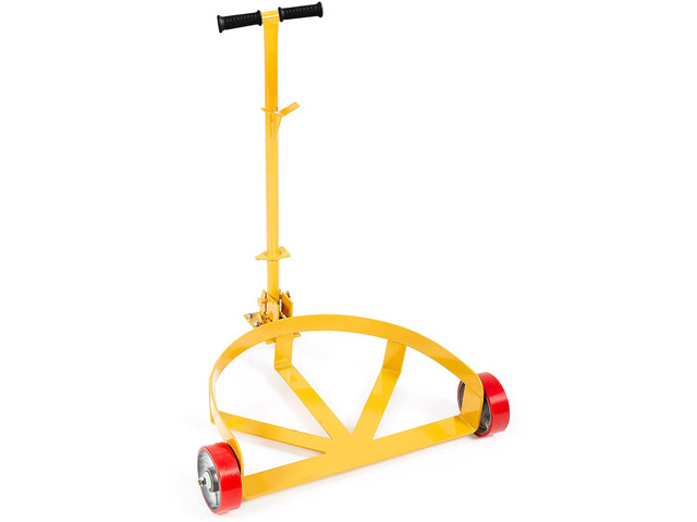 VEVOR 55 Gallon Drum Dolly, 1200 lbs Load Capacity, Barrel Dolly Cart Drum Caddy Round Dolly Steel Low Profile, Heavy Duty Steel Frame with...