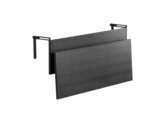Balcony Hanging Table 12 x 32 in Outdoor Patio Railing Bar Table Foldable