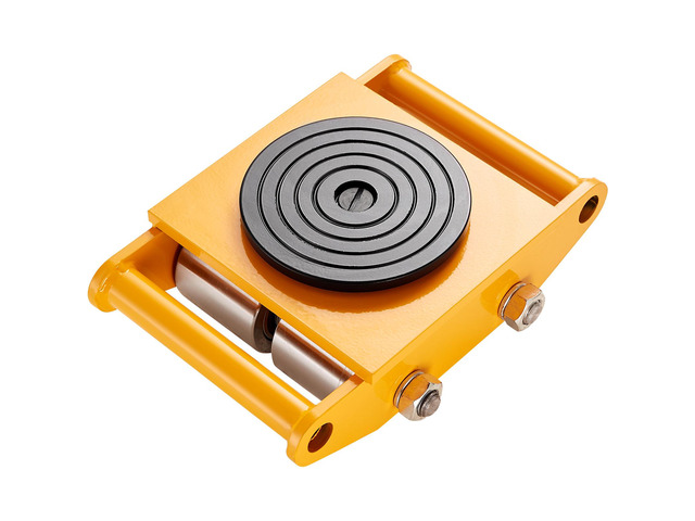 4PCS Machinery Skate Dolly, 26455LBS/12T Industrial Machinery Mover, Heavy Duty Carbon Steel Machinery Moving Skate & 4 Carbon Steel Wheels and...
