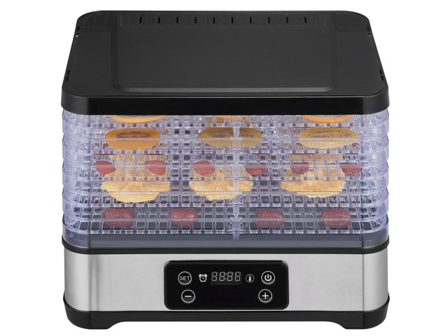 Food Dehydrator Machine, 5-Tray Fruit Dehydrator, 300W Electric Food Dryer w/ Digital Adjustable Timer & Temperature for Jerky, Herb, Meat, Beef,...
