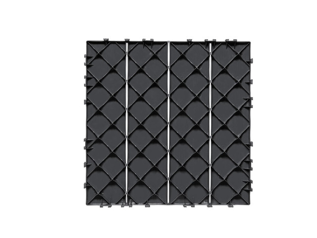 Interlocking Deck Tiles, 10 Pack,12'x12' 10 sq. ft Plastic Waterproof Outdoor Flooring All Weather Use, Patio Floor Decking Covering Tiles for...
