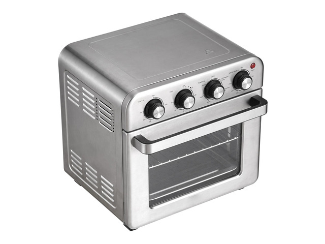 7-IN-1 Air Fryer Toaster Oven, 18L Convection Oven, 1700W Stainless Steel Toaster Ovens Countertop Combo with Grill, Pizza Pan, Gloves, 6 Slices...
