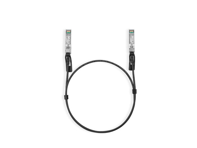 Omada SM5220-1M, 1 Meter/3.3 Feet 10G SFP+ Direct Attach Cable (DAC) Passive Twinax Cable, 10GBASE-CU SFP+ to SFP+ Connector, Plug and Play, LC...