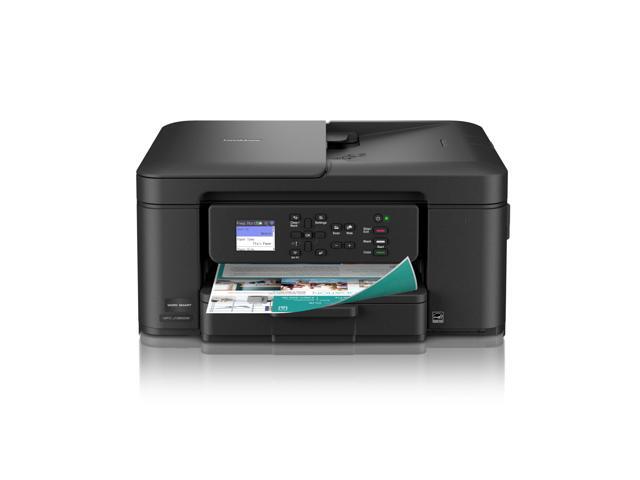 Brother - Work Smart 1360 Wireless All-in-One Refresh Subscription Eligible Inkjet Printer with Auto Duplex Printing (MFC-J1360DW) - Black - image 6