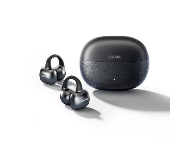 NANK Clip Super Open Ear Earbuds, Bluetooth 5.4 Clip on Earbuds, Lightweight Comfort Open Ear Headphones, IPX5 Waterproof, 32H Playtime, Clear...
