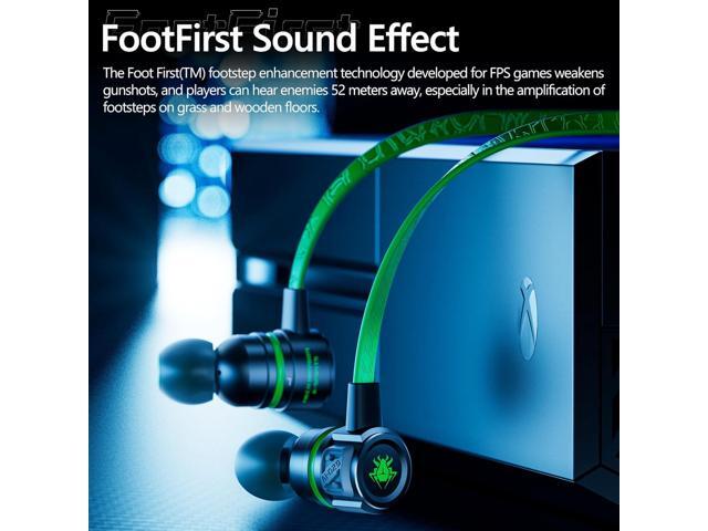 Gaming Earbuds Wired, USB C & 3.5mm Dual Plug in Ear Headphones with Mic and Volume Control for Small Ears, Stereo Bass Noise Isolating Earphones...