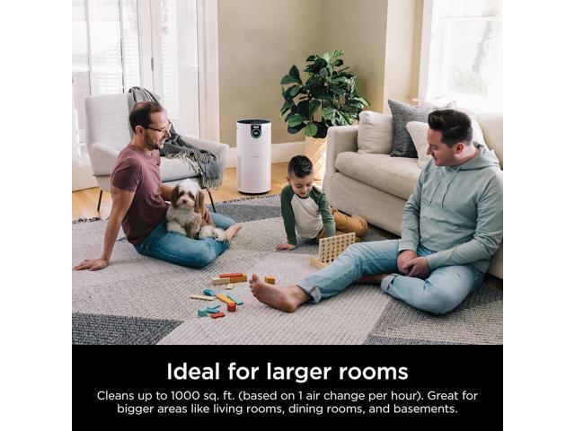 Shark Air Purifier for Home Large Room, Clean Sense Technology, HEPA Air Filter, 1000 Sq Ft, Kitchen, Filters Smoke, Captures 99.98% of Particles,...