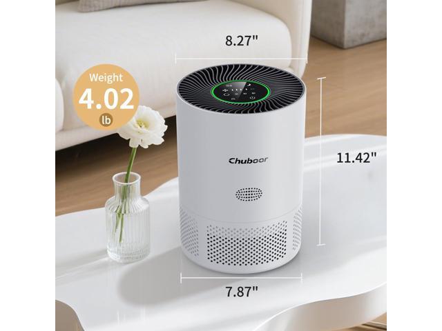 Chuboor Air Purifiers for Home Large Rooms, H13 True HEPA Air Purifiers for Bedroom Dorm Room Pets or Smoke, Dust, Pollen, Odors, Auto Mode, Sleep...