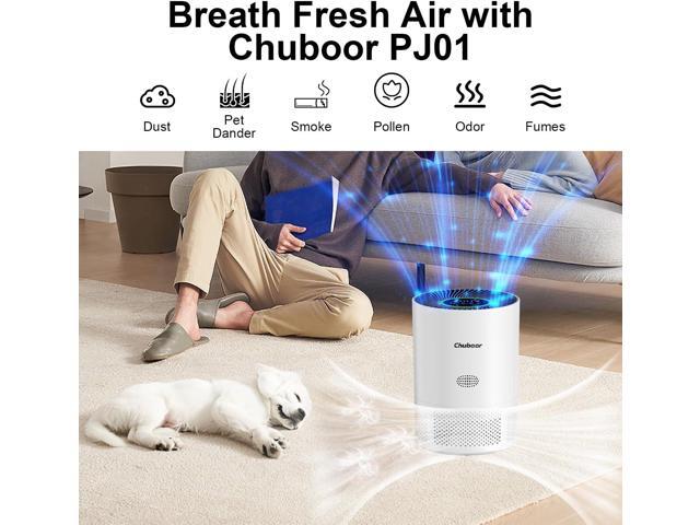 Chuboor Air Purifiers for Home Large Rooms, H13 True HEPA Air Purifiers for Bedroom Dorm Room Pets or Smoke, Dust, Pollen, Odors, Auto Mode, Sleep...
