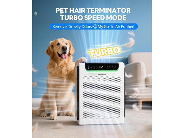 Air Purifiers for Home Large Room, Cover Up to 2600 Ft² with Washable Filters, Powerful Turbo Mode, PM2.5 Air Quality Display, 22dB Sleep Mode, Air...