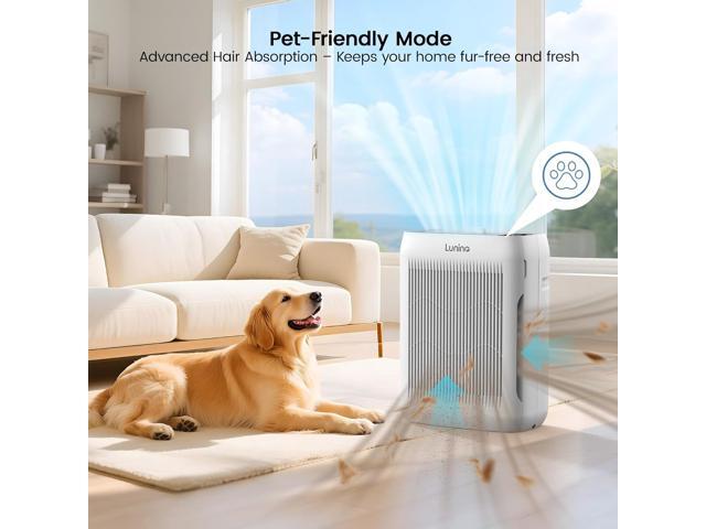 Air Purifiers for Home Large Room up to 3000 Ft², LUNINO Air Purifier with Auto & Pet Mode, 4 Fan Speeds, Aromatherapy, H13 HEPA Washable Filter...