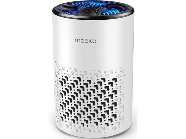 Air Purifiers for Bedroom Home, MOOKA HEPA Air Purifier for Home Pets with Fragrance Sponge for Smoke Dust Pollen Dander Odor, Small Air Cleaner...