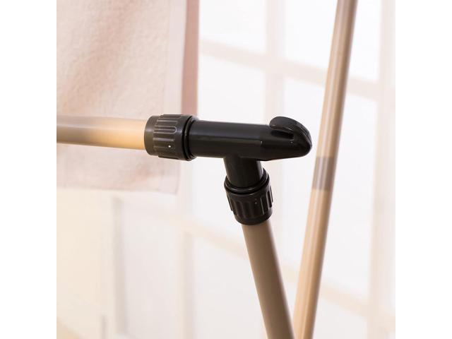 Clothes Drying Rack, Adjustable and Foldable Laundry Rack, Space Saving Hanger Rack, Retractable 47-79 Inch Clothes Rack Heavy Duty Garment Rack...