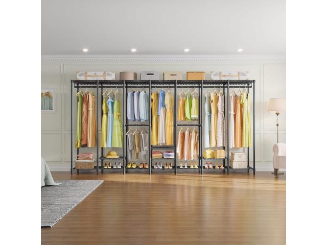 VIPEK V70 Extra Large Clothes Rack Heavy Duty Garment Rack, Freestanding Wardrobe Metal Closet for Hanging Clothes, Bedroom Organizer and Storage,...
