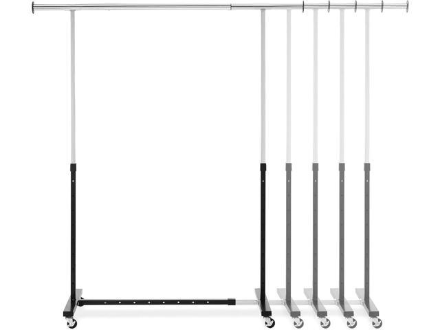 Whitmor Adjustable Rolling Garment Rack