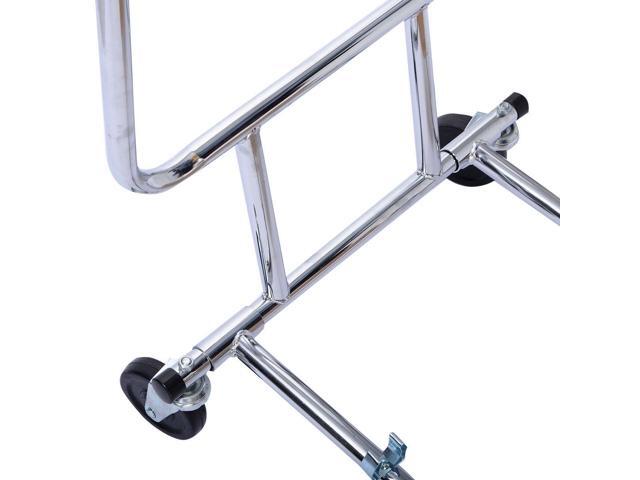 Only Garment Racks Commercial Grade Double Rail Rolling Clothing Rack, Heavy Duty - Designed with Solid 'One Piece' Top Rails and Base. Heavy Gauge...