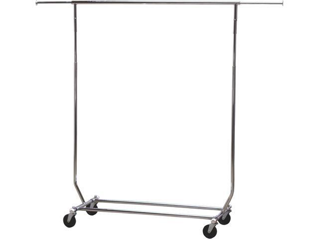 DecoBros Supreme Commercial Grade Clothing Garment Rack, Chrome